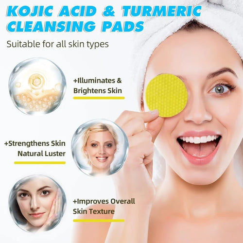 Turmeric & Kojic Acid Cleansing Pads (50 Pads)