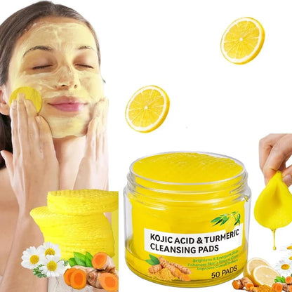 Turmeric & Kojic Acid Cleansing Pads (50 Pads)